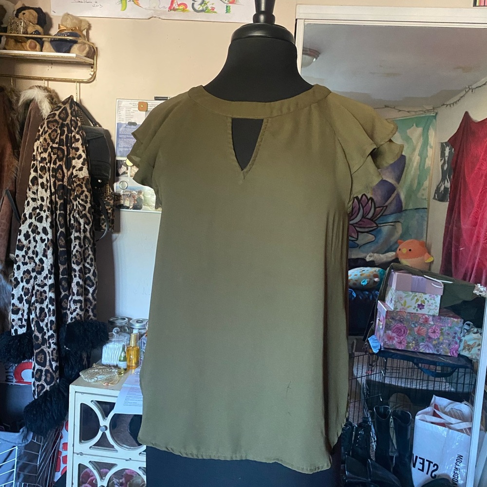 Olive Green blouse